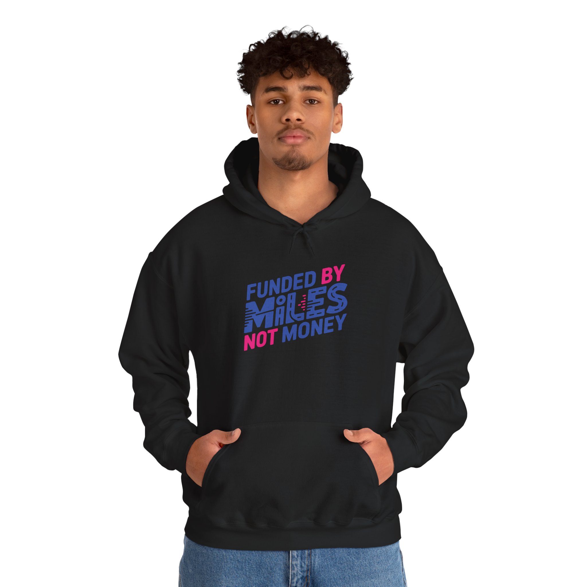 Funded By Miles Not Money Hoodie — Running & Travel Enthusiast Pullover - Image 6