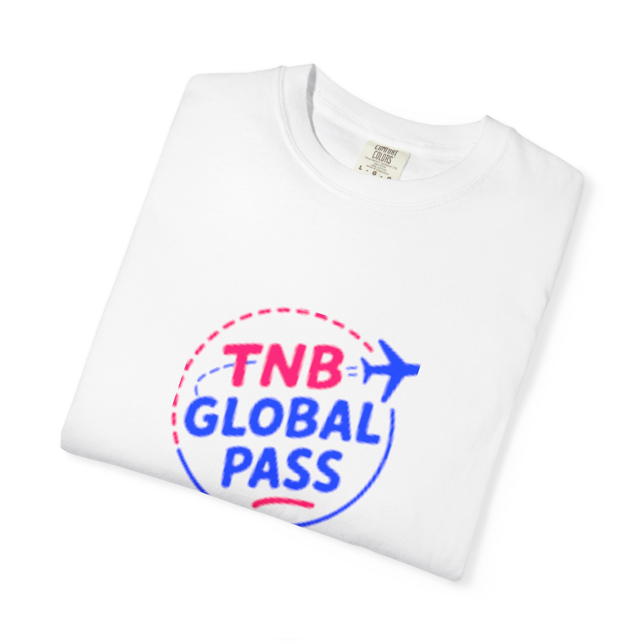 Global Pass T-Shirt — 'TNB Global Pass' Travel Graphic Tee - Image 3