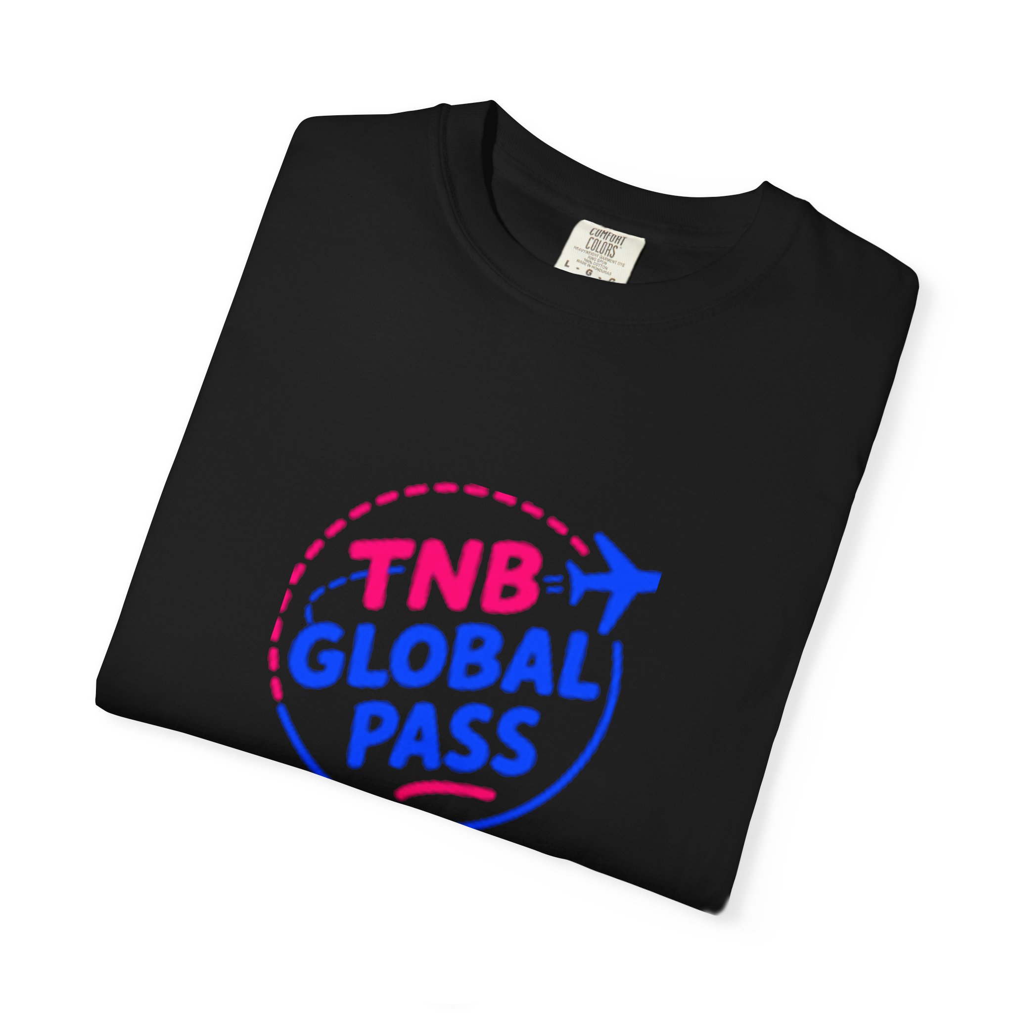 Global Pass T-Shirt — 'TNB Global Pass' Travel Graphic Tee - Image 15