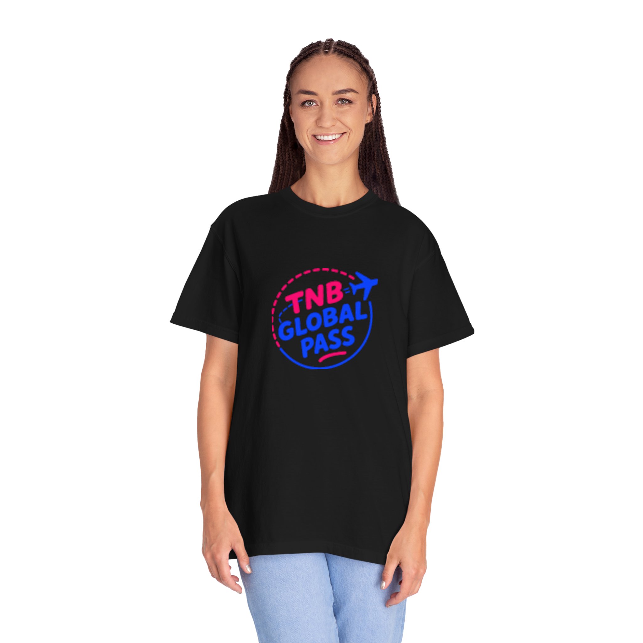 Global Pass T-Shirt — 'TNB Global Pass' Travel Graphic Tee - Image 17