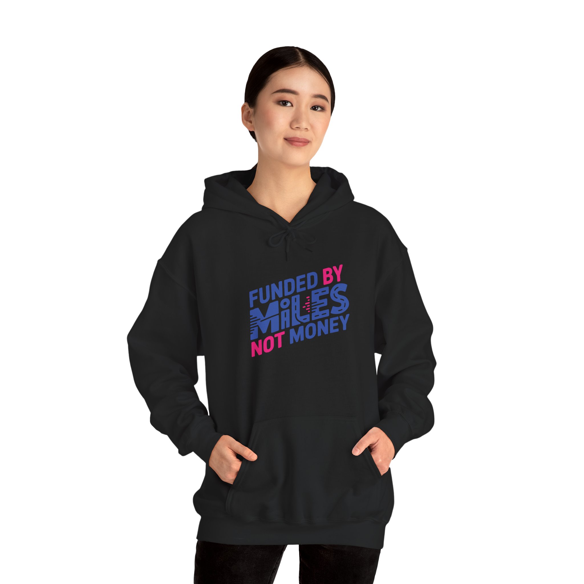Funded By Miles Not Money Hoodie — Running & Travel Enthusiast Pullover - Image 5
